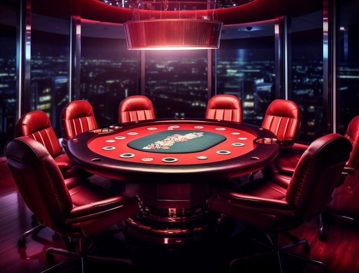 Antarmuka permainan Gaple Online di jenius789 dengan kartu domino digital